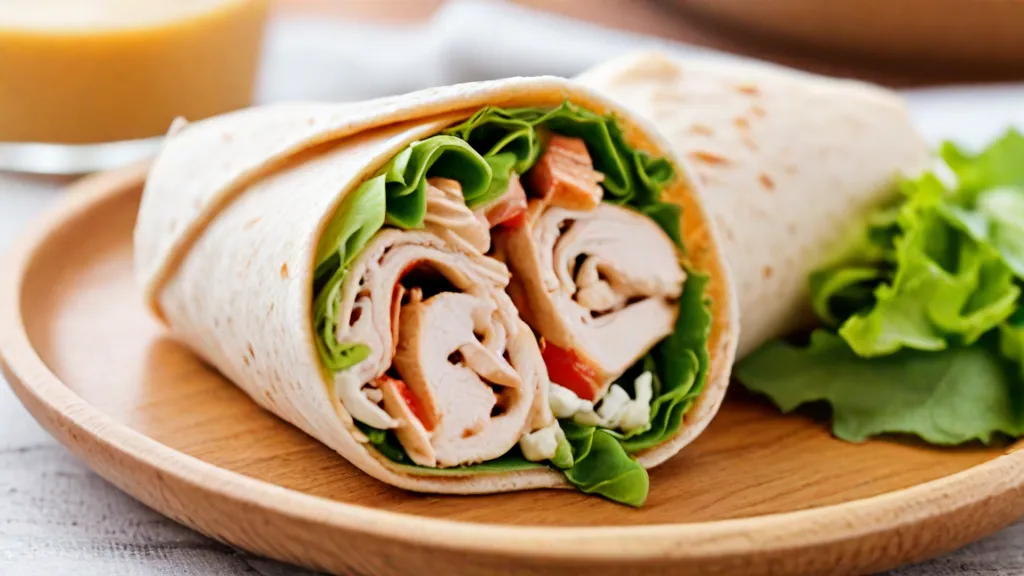 Easy Lunch Ideas Recipe Quick & Delicious Chicken Wraps