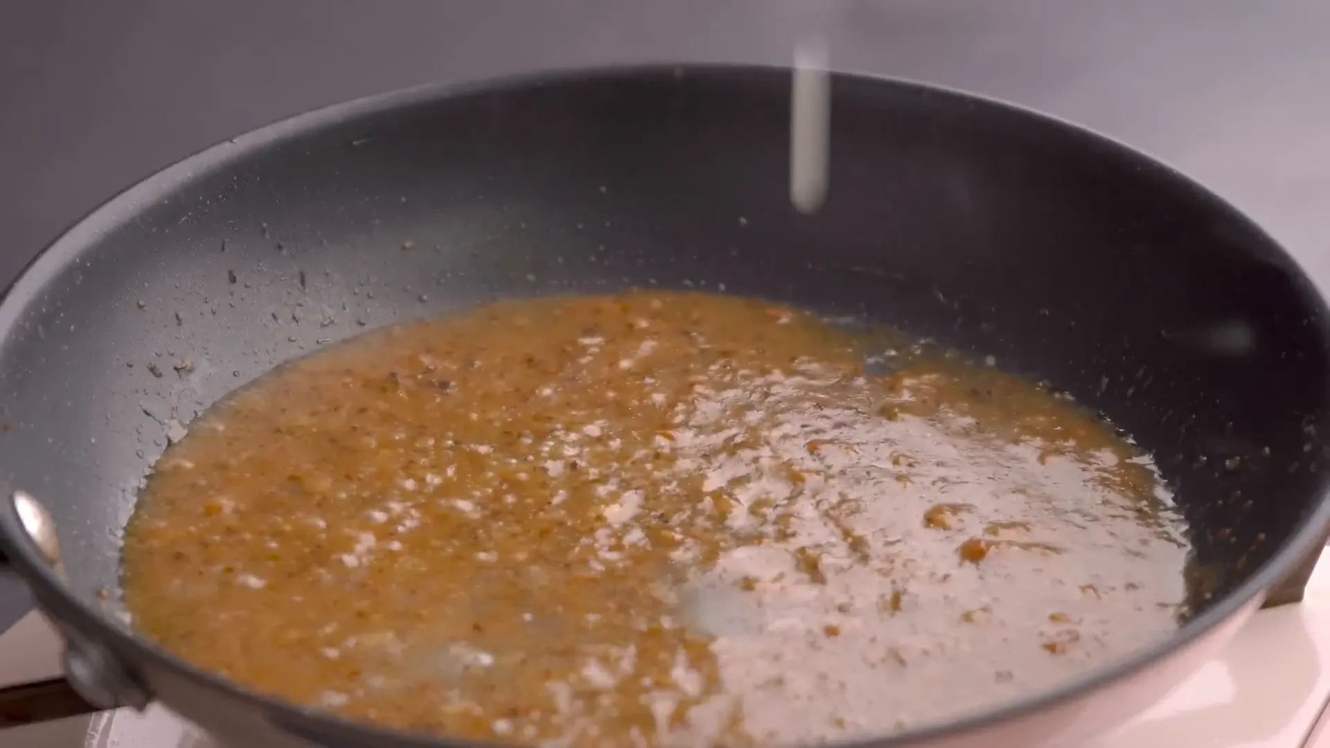 Making the butter garlic sauce