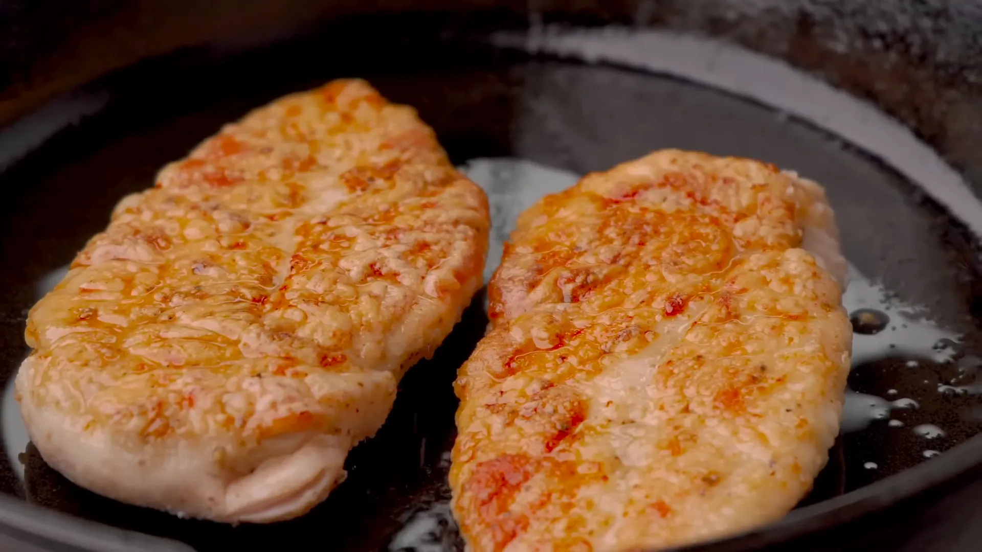 Cooking chicken breast